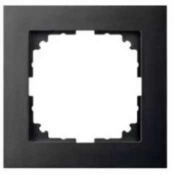 Placa de pared / tapa de interruptor Merten MEG4010-3614, antracita, termoplástico, pack de 1