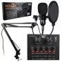 Kit de micrófono Bitmat DNA YOU2B — micrófono, interfaz de audio, soporte y cable