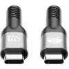 Manhattan Cable USB-C a USB-C Fast (240 W), 1 m, carga de portátil de 240 W + datos y vídeo de alta velocidad, compatible con todos los portátiles (se requiere fuente de alimentación USB-C de 240 W adicional), transmisión ultrarrápida de 40 Gbit/s, negro, 3 años de garantía