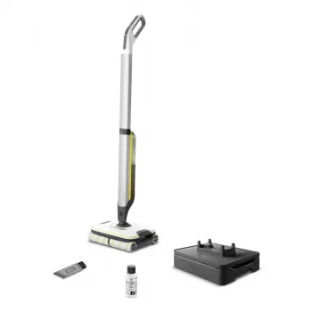 Escoba eléctrica con batería Kärcher FC 7 CORDLESS húmedo sin bolsa negro, blanco, amarillo 2,85 Ah