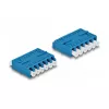 Acoplador de fibra óptica DeLOCK HD LC Hexaplex conector hembra a conector hembra LC Hexaplex azul
