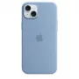 Funda de silicona con MagSafe para Apple iPhone 15 Plus - Azul invernal