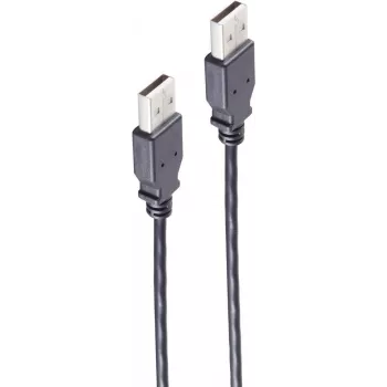 Cable USB USB 2.0 ShiverPeaks BS13-22025 1 m negro