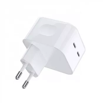 Cargador CHOETECH 2x USB Type-C, 35W, PD3.0, QC3.0