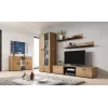 Aparador Cama 120 cm SOHO S7 roble lefkas/negro