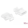 Tapa antipolvo USB Type-C DeLOCK 64094 blanca 10 uds.