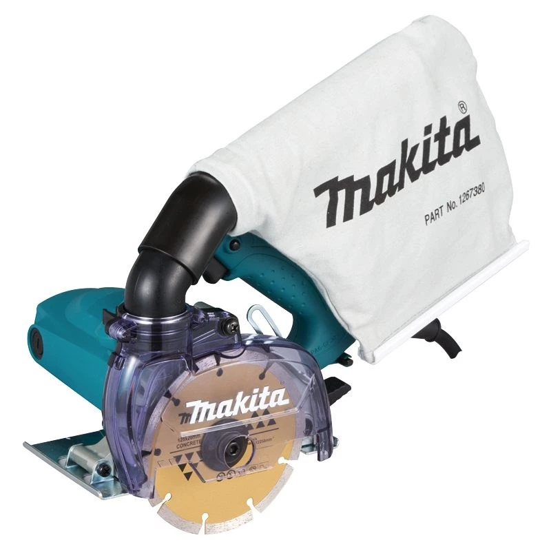 Makita 4100KB 125 mm cortadora en seco de obra y azulejos, 1400 W