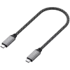 Cable USB Satechi ST-U4C25M USB4 Gen 3x2 0,25 m negro gris