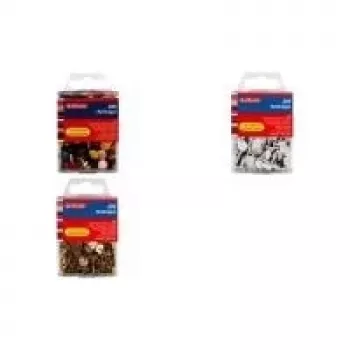 Chinches HERLITZ 8770109 chinchetas metálicas con cabeza de plástico de color de 9,5 mm