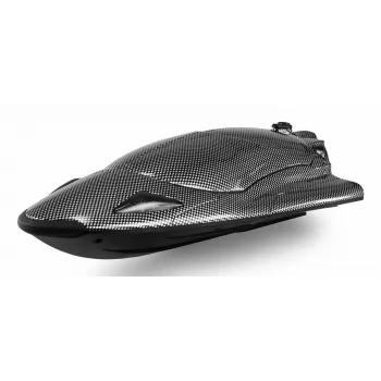 Lancha rápida radiocontrol Amewi Stingray Jet Drive 335mm RTR, efecto carbono