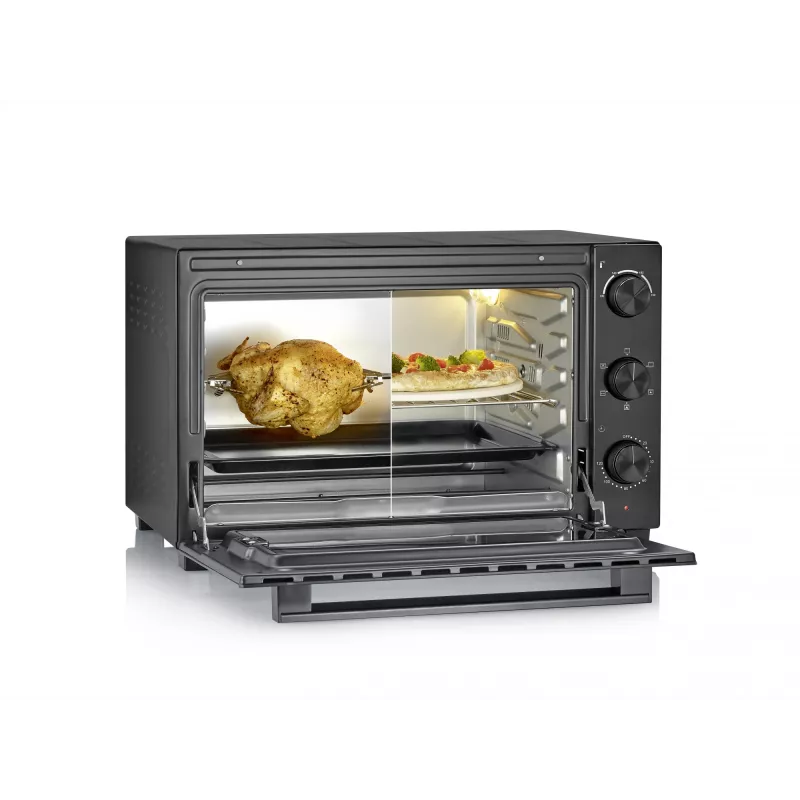 Horno eléctrico de sobremesa independiente SEVERIN TO 2076 — 46 L, 1800 W, independiente, negro, 515×420×365 mm