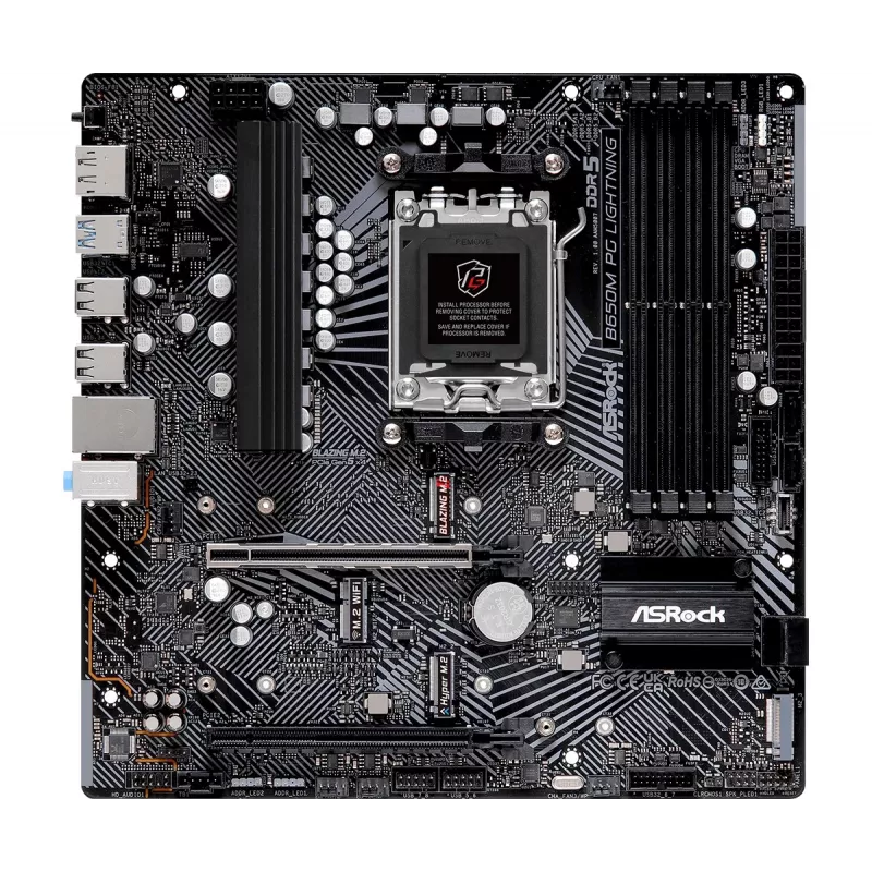 ASRock B650M PG Lightning AM5 placa base Micro-ATX