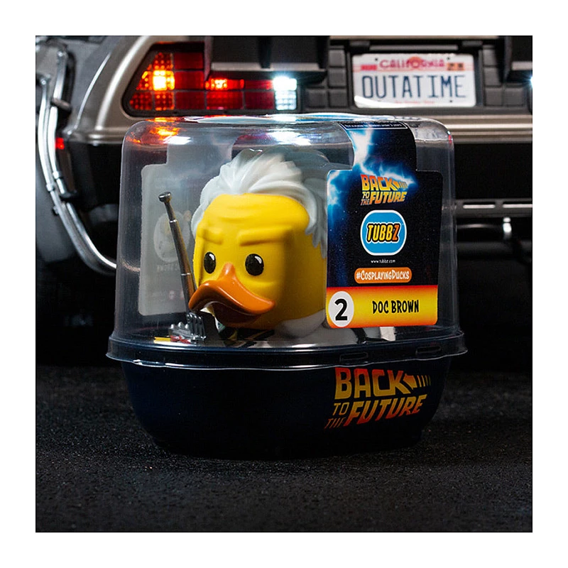 TUBBZ Pato coleccionable - Regreso al futuro Doc Brown 9cm