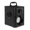 Altavoz portátil MEDIA-TECH MT3179, 20 W (RMS 15 W), Bluetooth 5.1, FM, MicroSD, USB, AUX, Li-Ion, 6 h, carcasa de madera