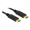 Cable USB DeLOCK 83868 USB 2.0 4 m USB C negro