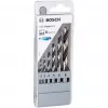 Bosch PointTeQ juego de brocas helicoidales HSS para metal, 6 piezas, 2-8 mm, 135°, DIN 338