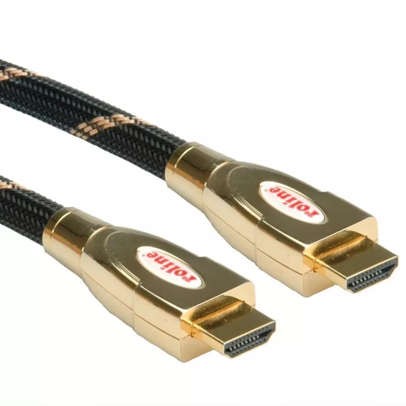 Cable HDMI ROLINE GOLD Ultra HD 1m