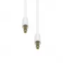 Cable alargador 3-Pin delgado ProXtend M-M Blanco 10 m (M3S-10W)