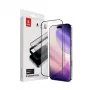 Marco de montaje para cristal templado protector de Crong para iPhone 17 (modelo CRG3DAGIP1763)