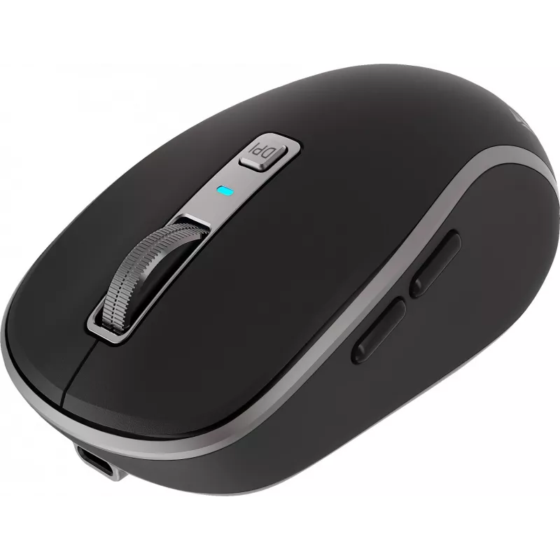 Ratón inalámbrico Dual WiFi+Bluetooth, batería recargable, 5 botones