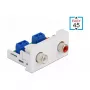 Módulo Easy 45 2 x conector hembra RCA DeLOCK 81338