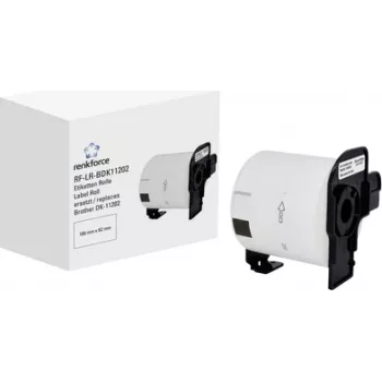 Renkforce rollo de etiquetas compatible que sustituye a Brother DK-11202 62 x 100 mm papel blanco 300 uds. etiquetas de envío estándar RF-6027498 (RF-6027498)