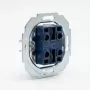 Interruptor de tecla de pared Busch‑Jaeger 2000/5 US, lacado azul metálico