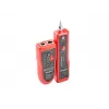 Comprobador de cables de red LANBERG NT-0501 — soporte RJ-11/RJ-12/RJ-45, longitud máx. 250 m, batería integrada, indicadores LED, negro