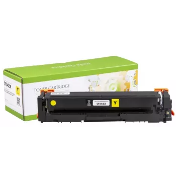 Cartucho compatible Static-Control HP n.º 203X amarillo 2,5K (CF542X)/Canon CRG-054HY chip nuevo