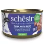 SCHESIR atún con ternera en gelatina - Comida húmeda para gatos - 85 g