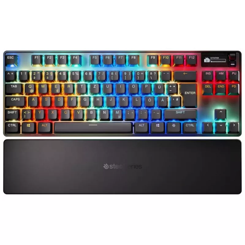 Teclado gaming mecánico STEELSERIES Apex Pro TKL Gen 3 Wireless RGB, tenkeyless