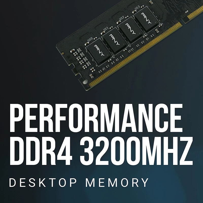 PNY MD16GSD43200-TB, 16 GB, 1 x 16 GB, DDR4, 3200 MHz, DIMM de 288 pines