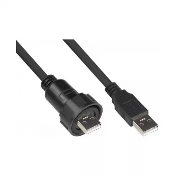 Good Connections Cable USB 2.0 conector industrial S4, USB-A a USB-A, 1 m (IC04-U201)