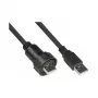 Good Connections Cable USB 2.0 conector industrial S4, USB-A a USB-A, 1 m (IC04-U201)