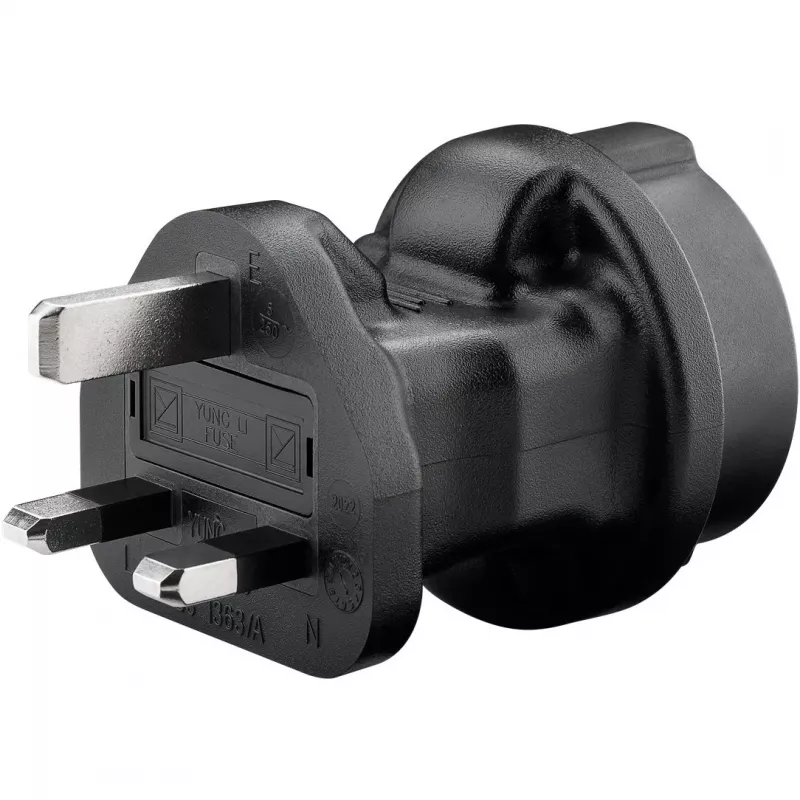 Adaptador de red Goobay 95307 negro UK