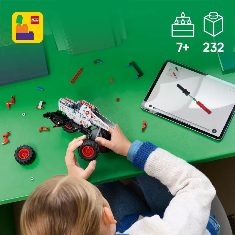 LEGO TECHNIC 42200 Monster Jam™ ThunderROARus™ con motor de retroceso