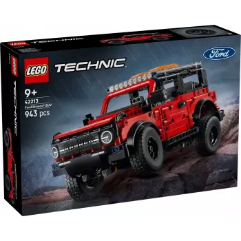 Set de construcción LEGO Technic Ford Bronco Off-Roader 4x4 modelo 42213 — 943 piezas, edad 9+