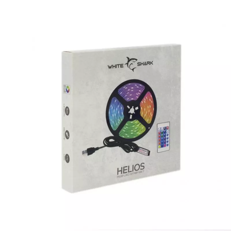 Tira LED White Shark Helios LED-05 RGB con mando a distancia