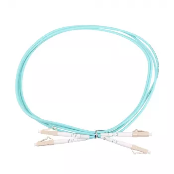 Extralink Cable de fibra óptica patch LC/UPC a LC/UPC, Multimodo OM3, Dúplex, 3 mm cubierta, 2 m
