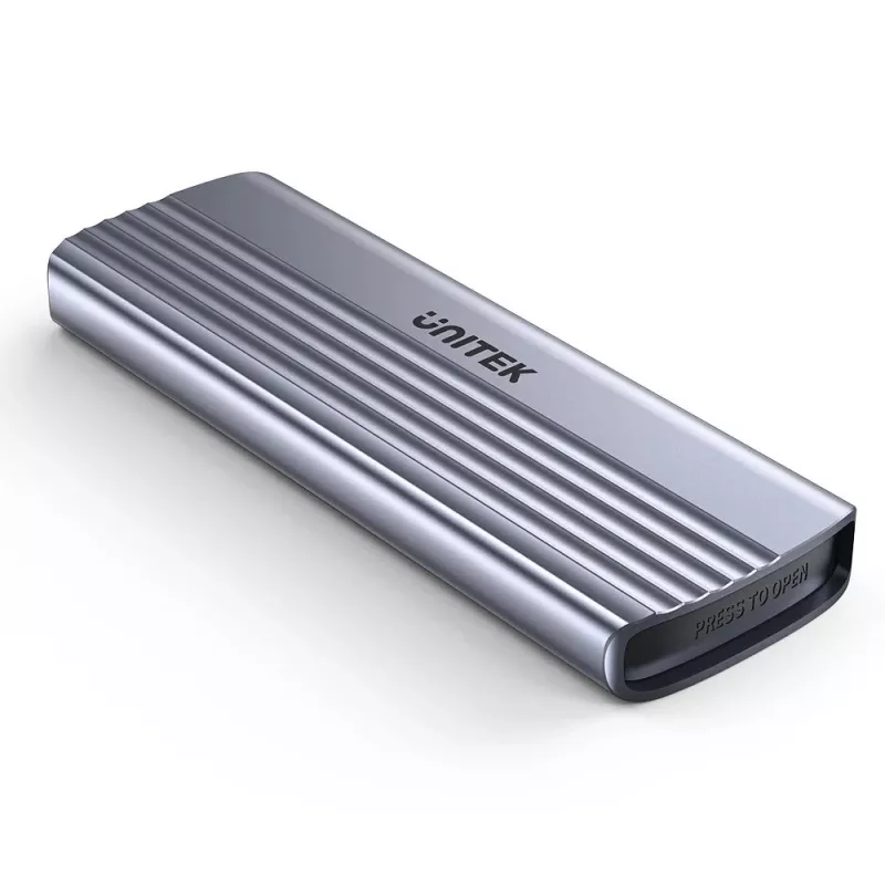 Caja para unidad M.2 - Unitek S1241B01 1x M.2 NVMe USB-C 10Gbps