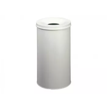 Papelera Durable 330710 60L redonda acero gris