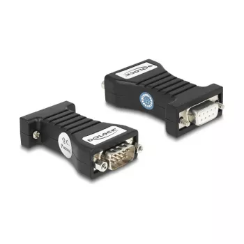 Convertidor serie repetidor aislador DeLOCK 64315 RS-232 negro 33x63x17 mm