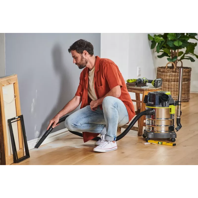 Aspirador RYOBI R18WDV-0 18V One+ negro, verde