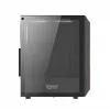 Carcasa de ordenador Darkflash DK151 LED (negra) + 3 ventiladores RGB