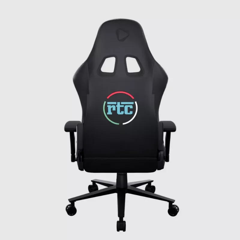 Silla gaming Onex RTC Embrace Hardcore Negra — diseño ergonómico, regulable en altura e inclinable