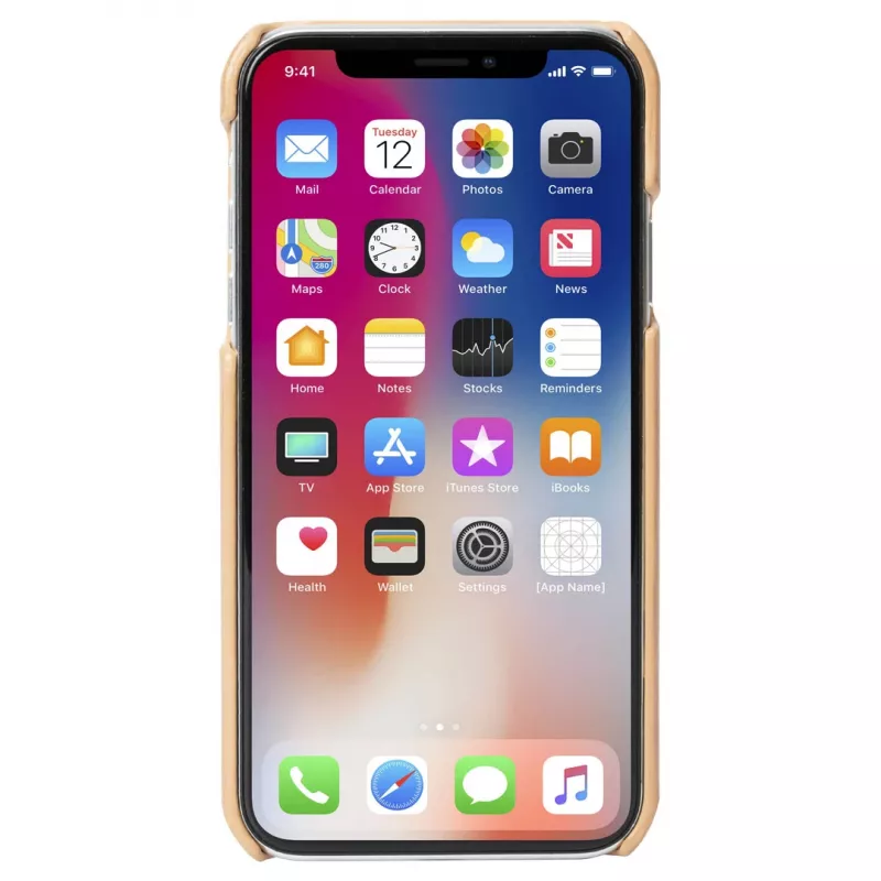 Funda para smartphone Krusell Sunne para Apple iPhone XS – vintage nude