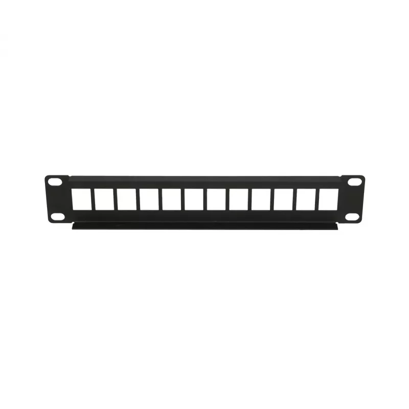 Patch panel Extralink 12 puertos UTP 10 pulgadas carcasa metálica, negro