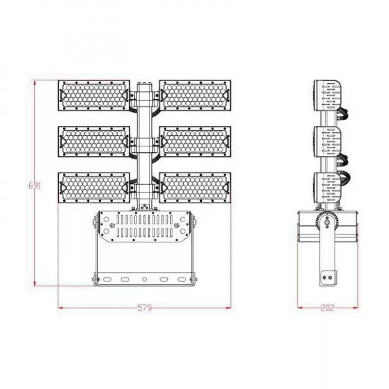 Synergy 21 Proyector LED para objetos/estadios 720W IP66 cw