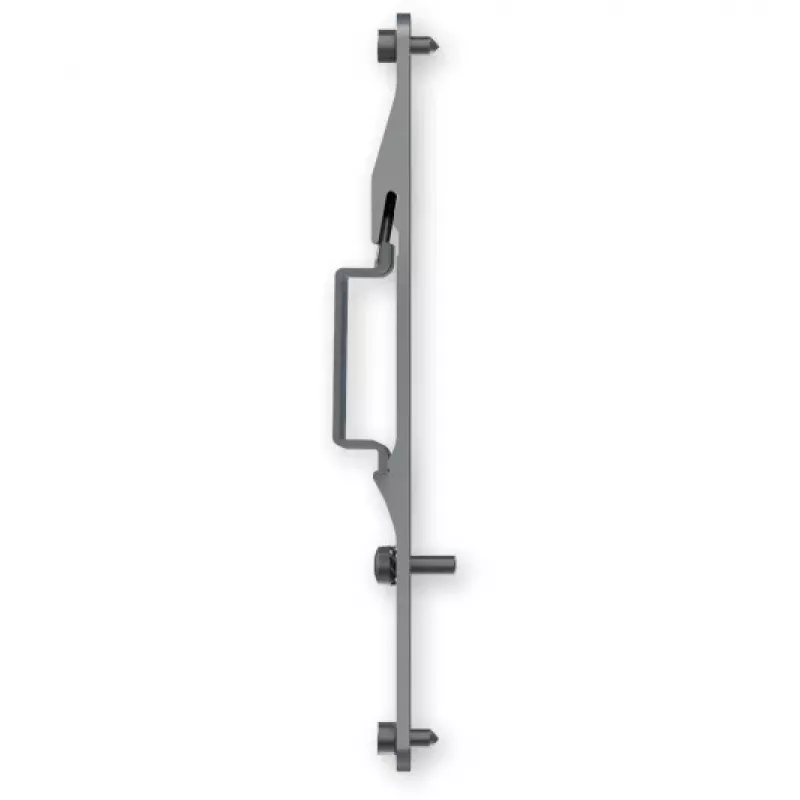 Kit de montaje TELTONIKA PR5MEC24 — aluminio y acero inoxidable, acabado plateado