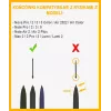 Puntas de stylus para Onyx E-Reader Note 3 — Puntas de repuesto, Negro, 5 uds.